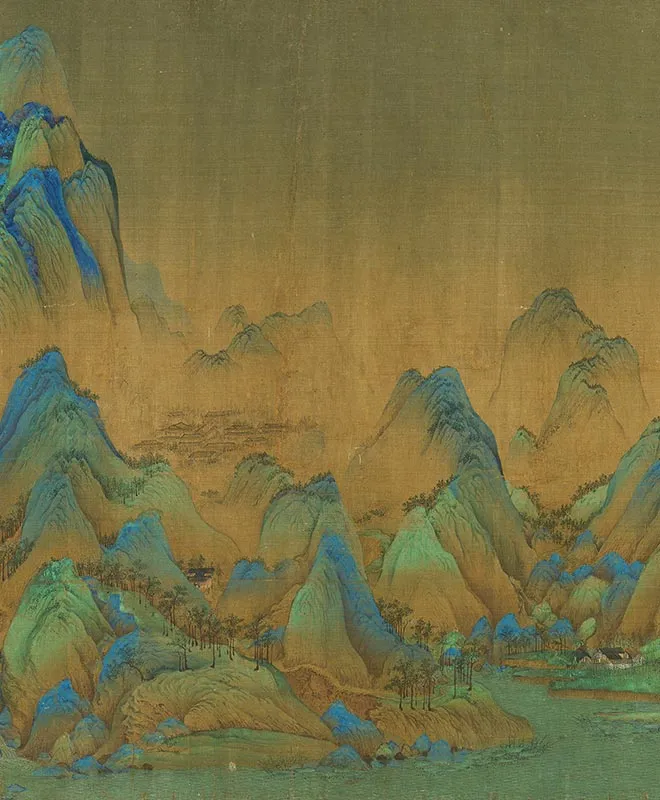 王希孟《千里江山图卷》全卷_13