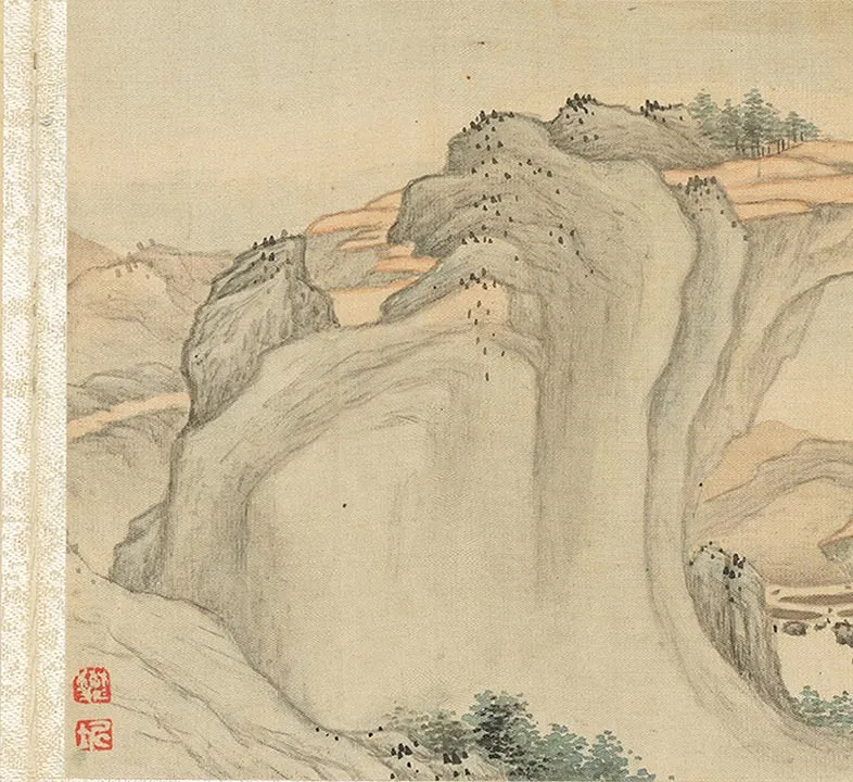 樊圻山水花卉册_19