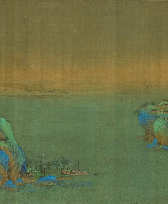 王希孟《千里江山图卷》全卷_16