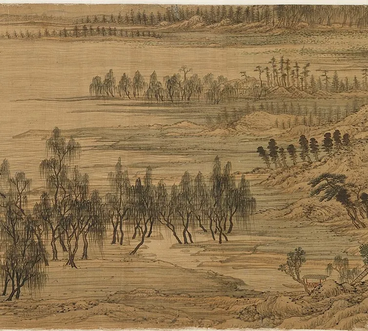 王蒙《仿王右丞辋川图》卷_15