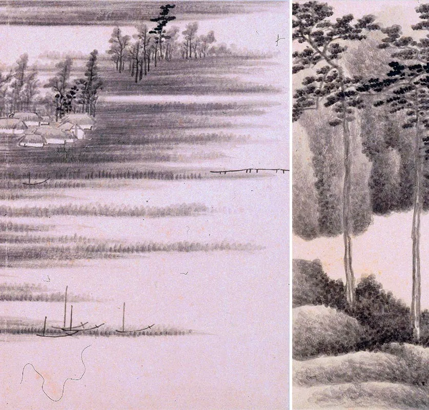 清龚贤山水画册_07