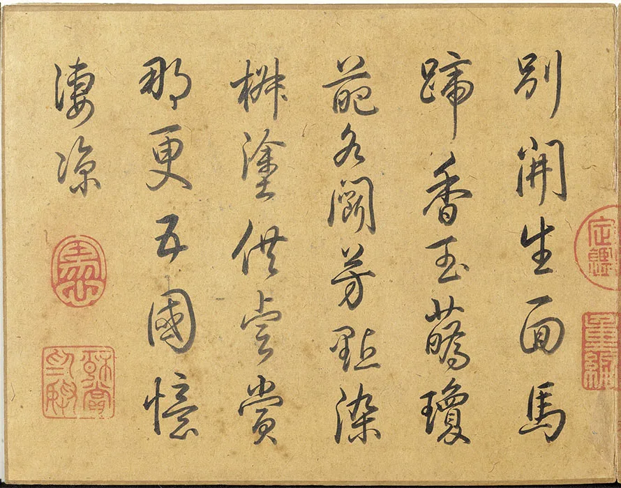 宋马麟画花卉册_15