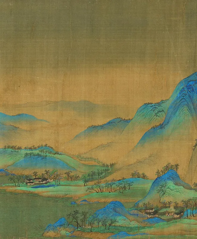 王希孟《千里江山图卷》全卷_09