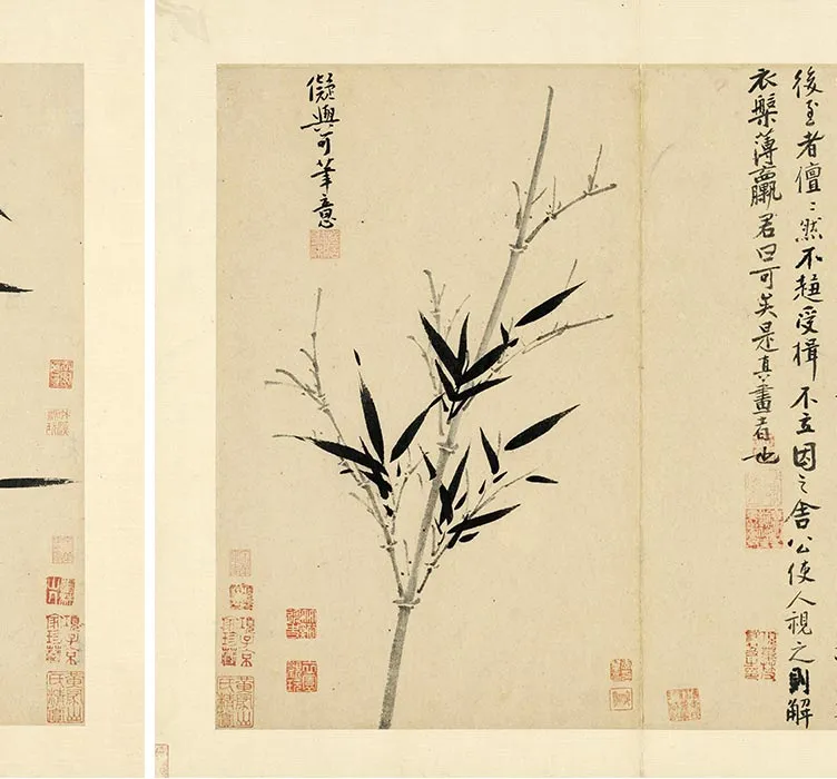 吴镇《墨竹谱册》_22