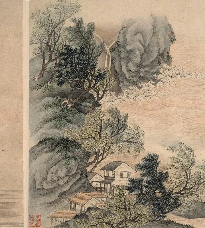 清樊圻山水图册_05