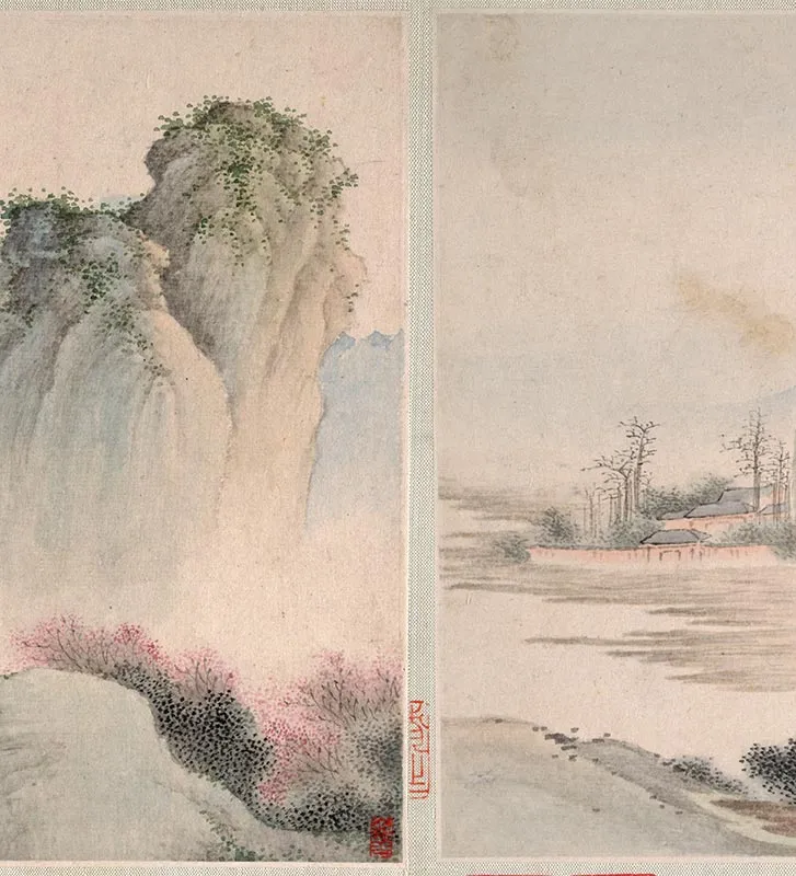 樊圻为玉翁画山水册_10