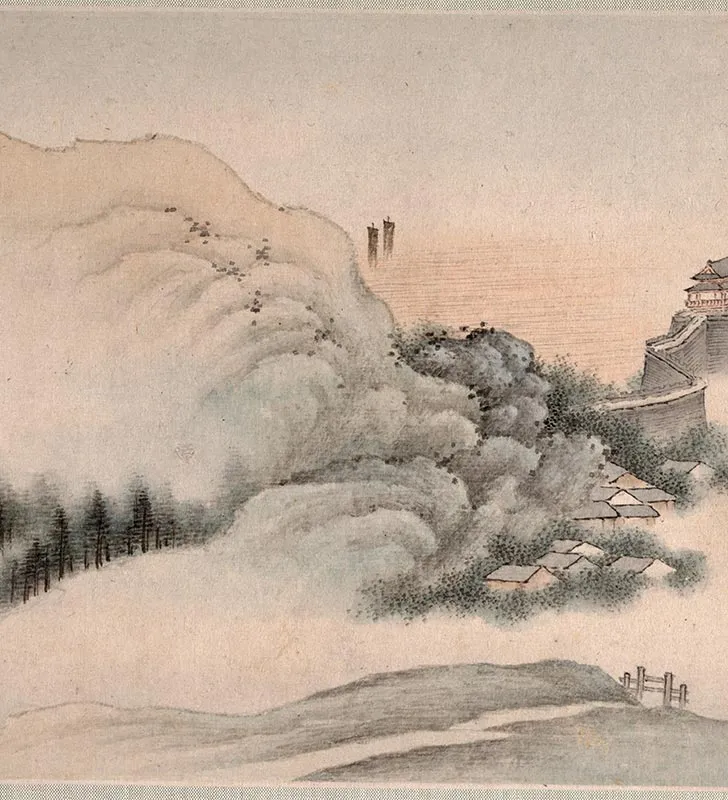 樊圻为玉翁画山水册_04
