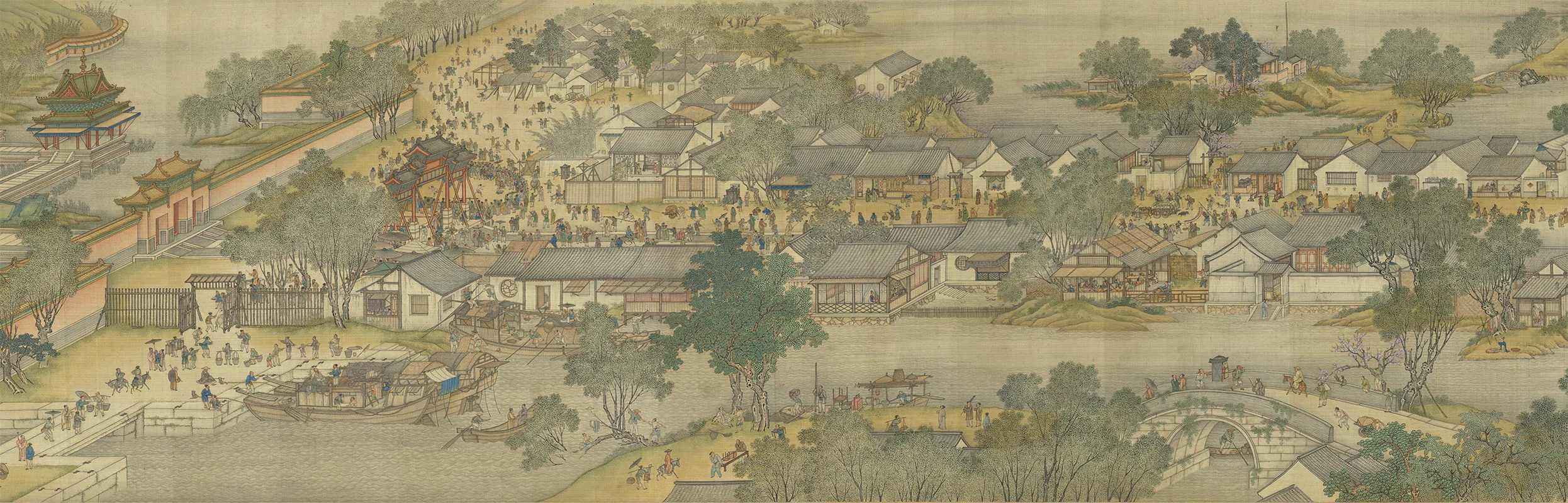 清院本清明上河图卷（第4段）