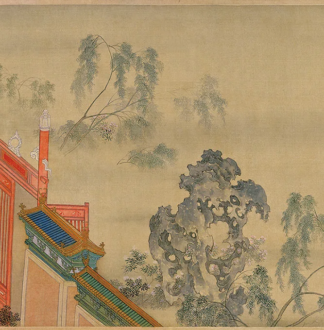 明仇英汉宫春晓图卷_17