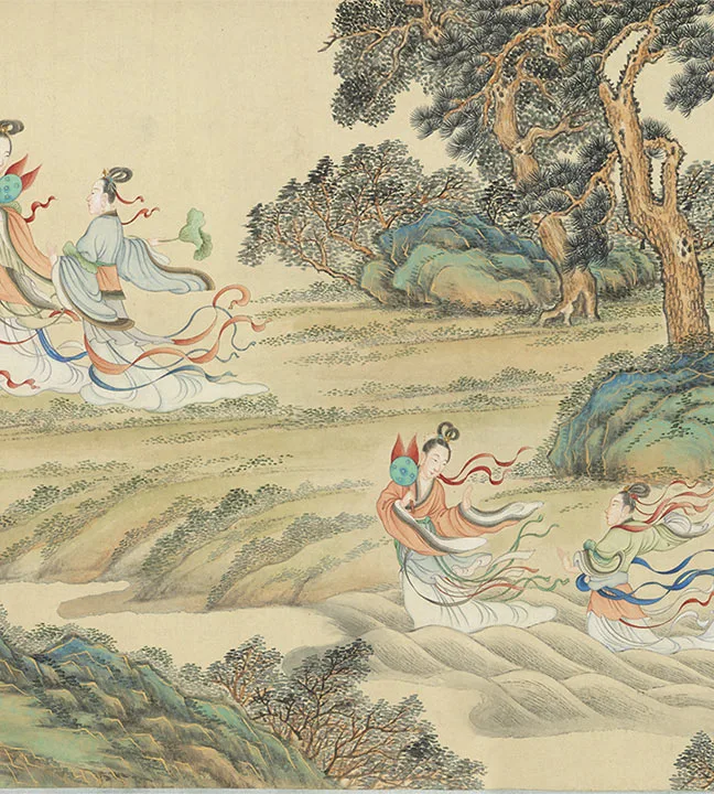 清丁观鹏摹顾恺之洛神图_17