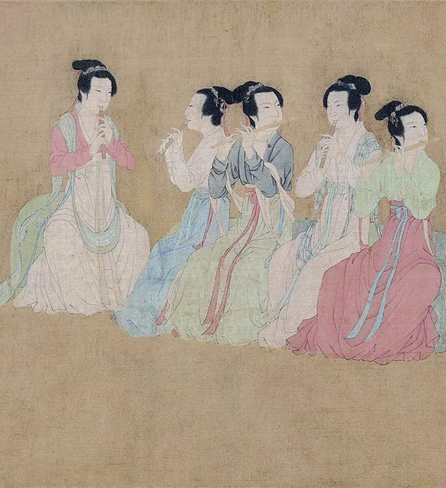 顾闳中《韩熙载夜宴图》全卷_13