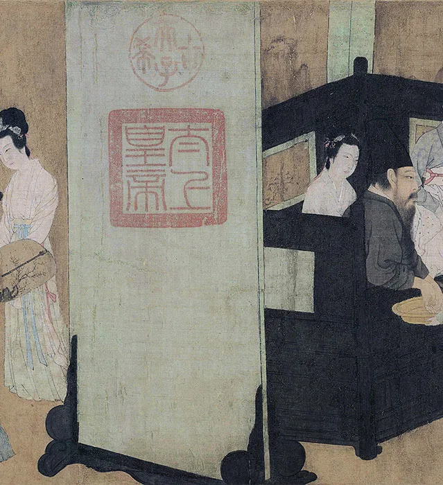 顾闳中《韩熙载夜宴图》全卷_15