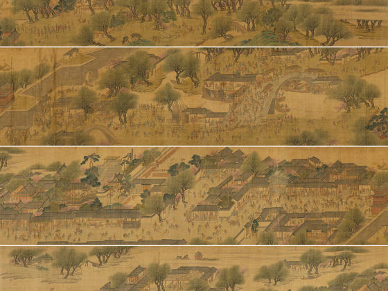 传仇英《清明上河图》卷（台北甲本）