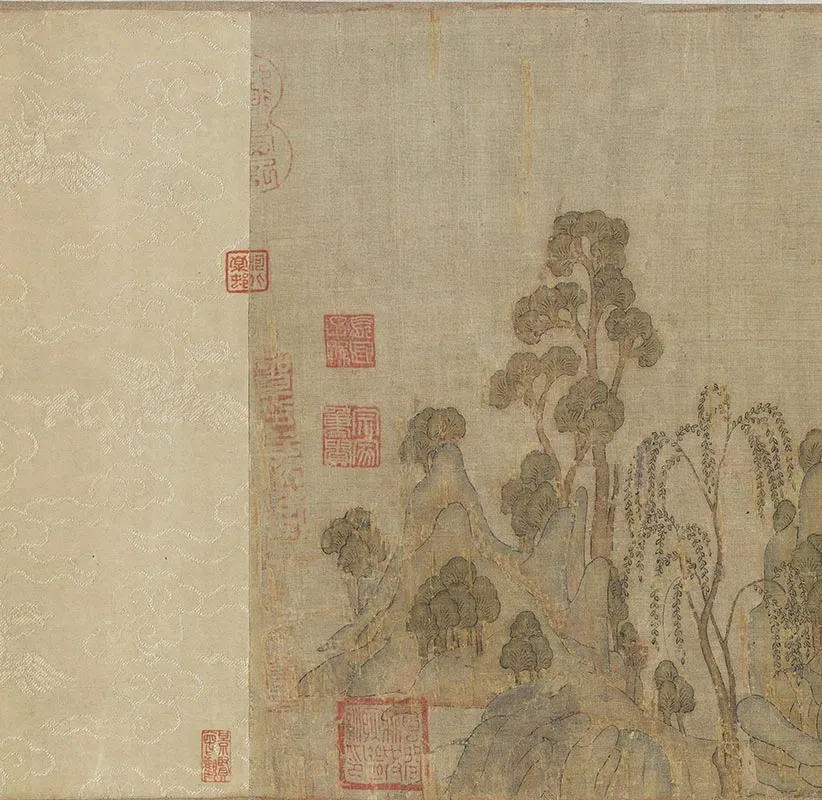 摹顾恺之洛神赋图卷_07