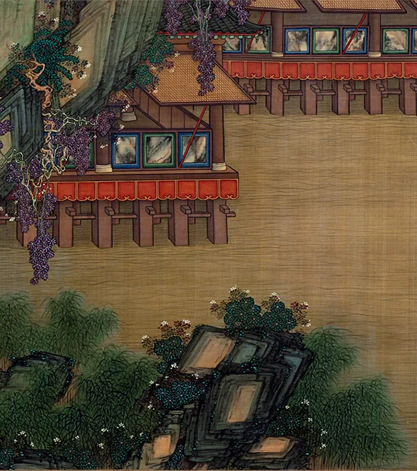 清冷枚《仿仇英汉宫春晓图》卷_03