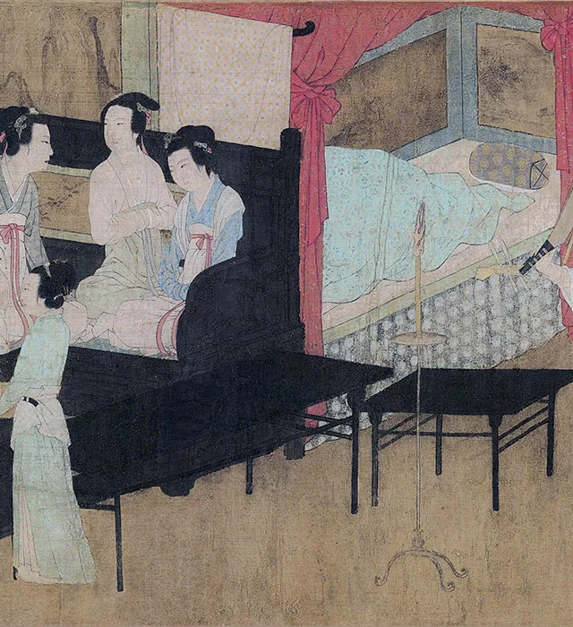 顾闳中《韩熙载夜宴图》全卷_16