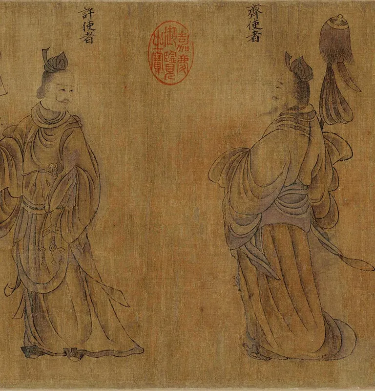 顾恺之《列女仁智图》卷_21