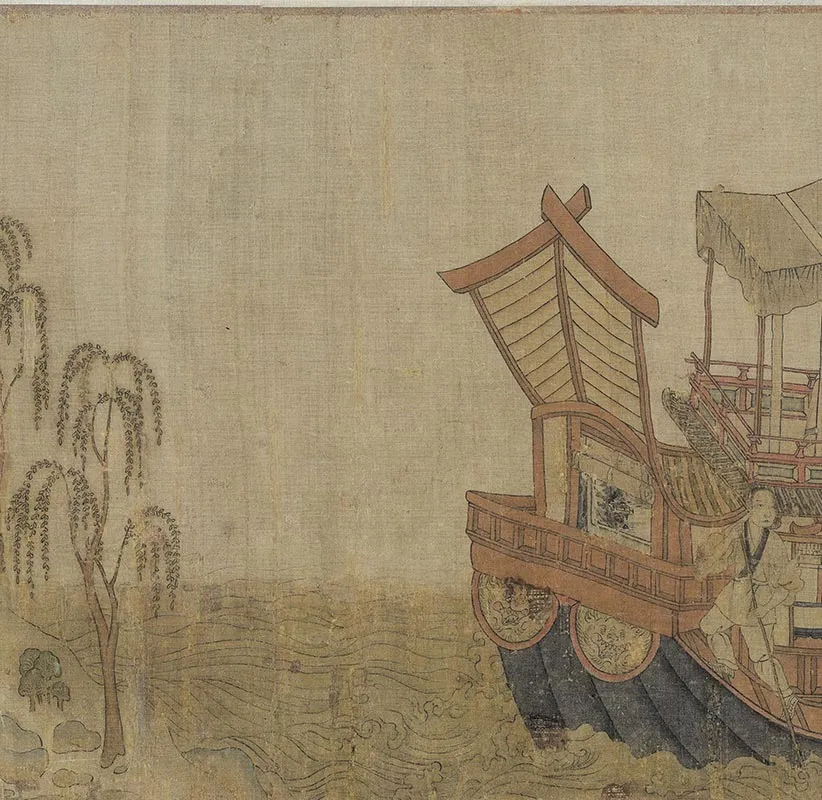 摹顾恺之洛神赋图卷_09