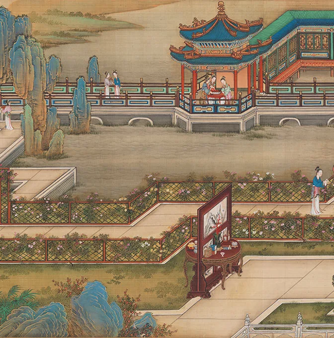 清院本汉宫春晓图_20