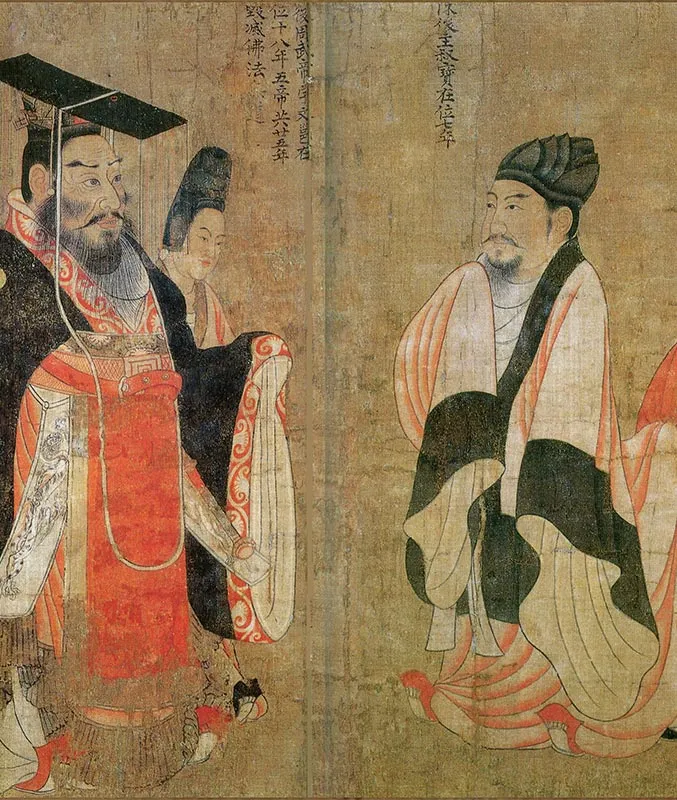 阎立本《历代帝王图》卷_03