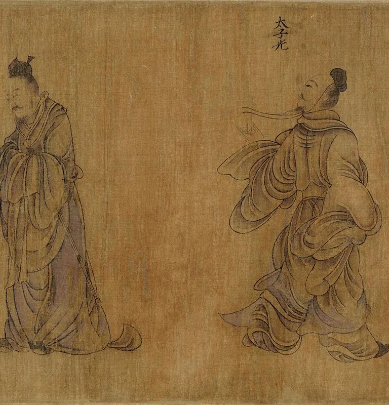 顾恺之《列女仁智图》卷_09