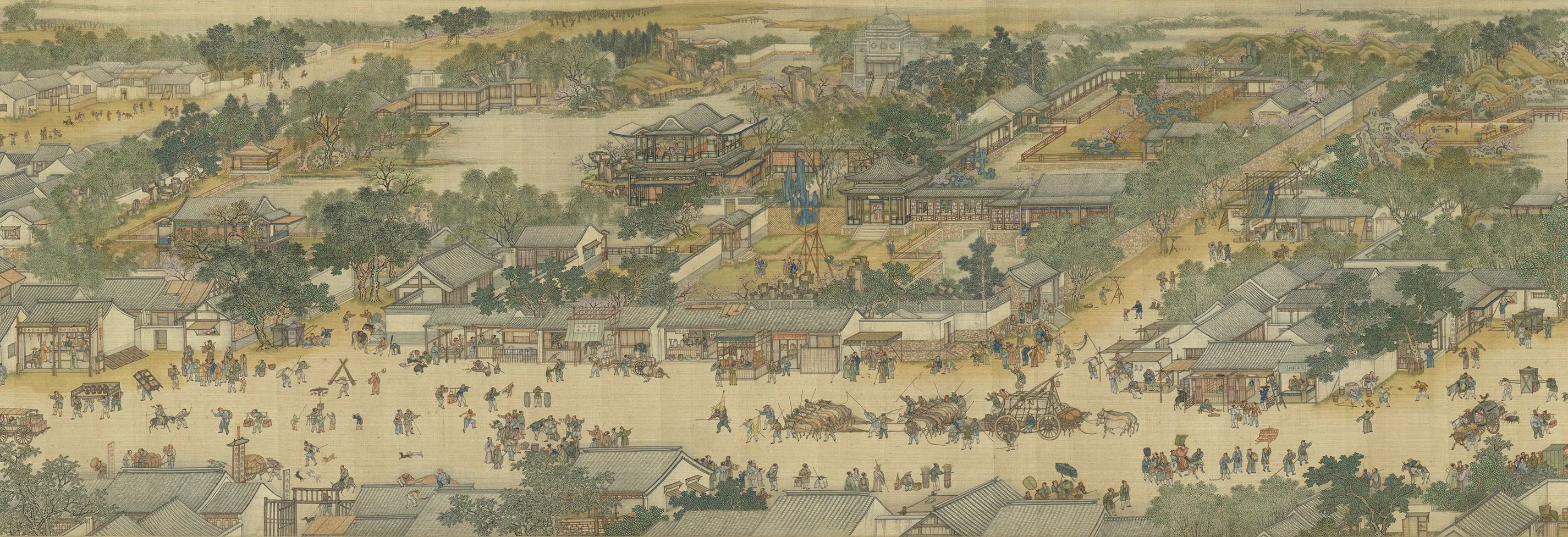 清院本清明上河图卷（第3段）