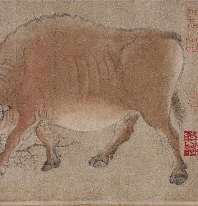 唐·韩滉《五牛图》卷_22