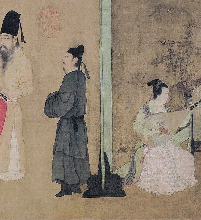 顾闳中《韩熙载夜宴图》全卷_19