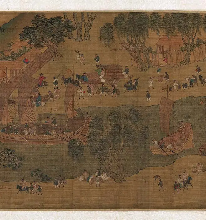 清人伪款仇英《摹宋张择端清明上河图》卷_33