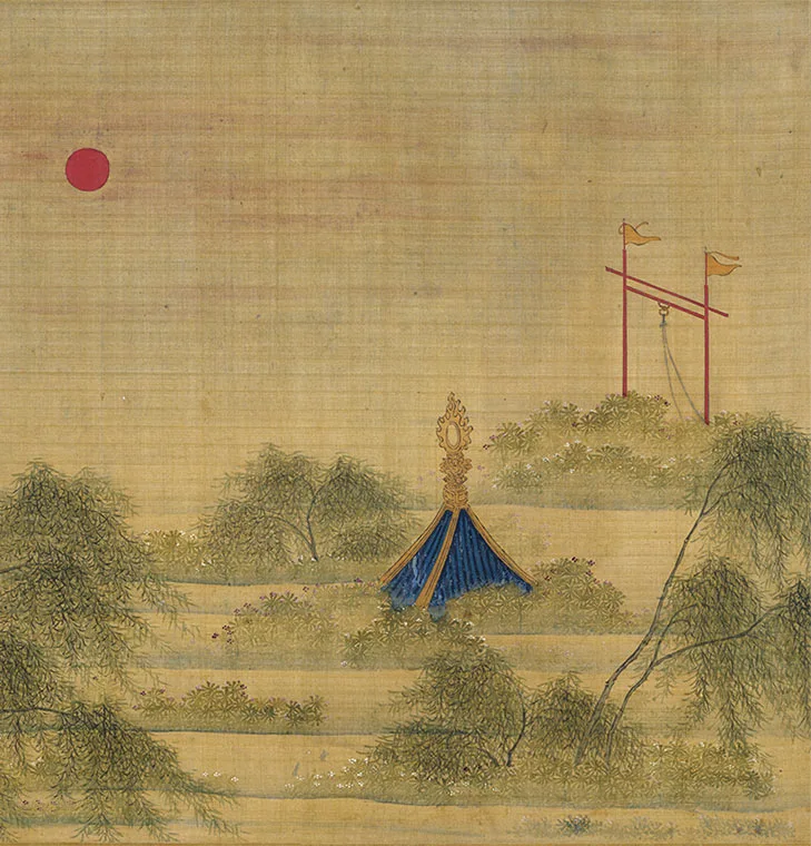 明仇英《汉宫春晓图》卷_18