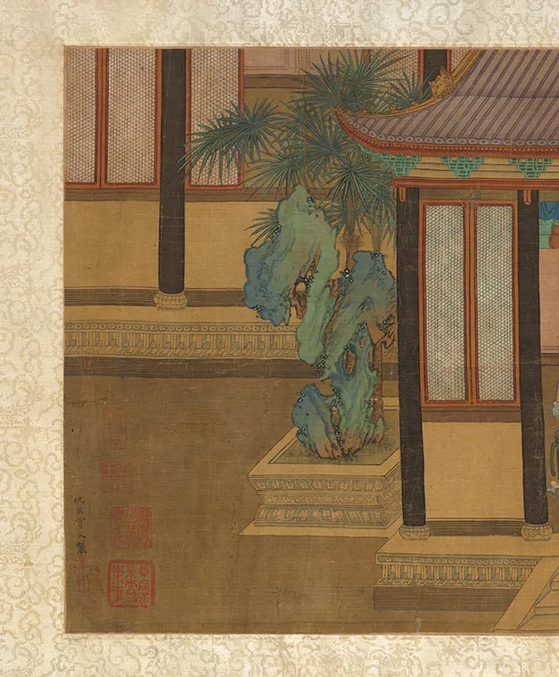 传仇英汉宫春晓图卷_05