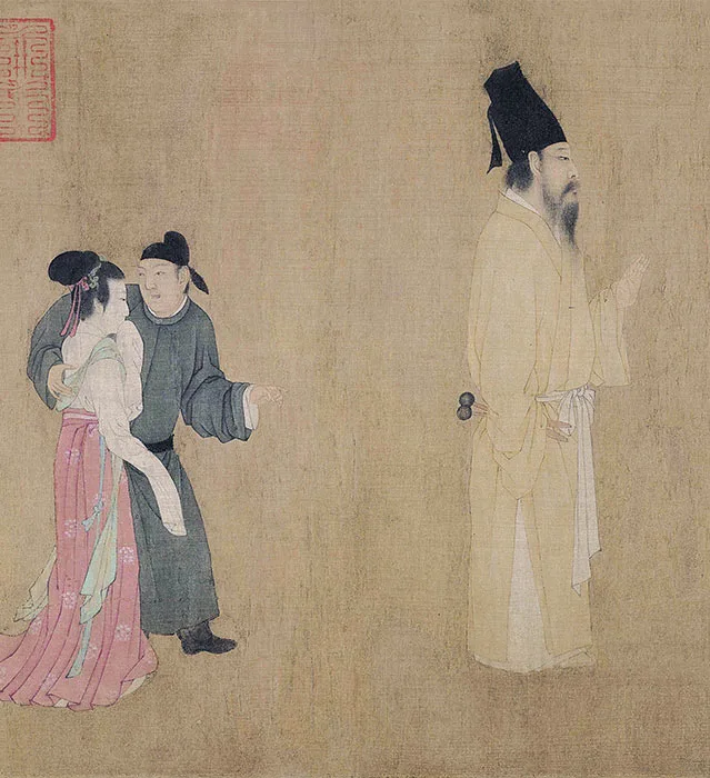 顾闳中《韩熙载夜宴图》全卷_10