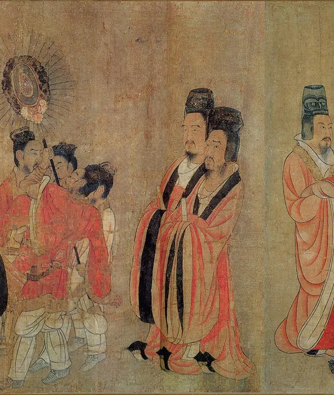 阎立本《历代帝王图》卷_07