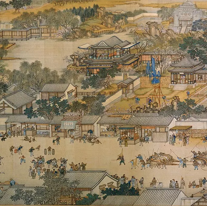 清院本《清明上河图》卷_14