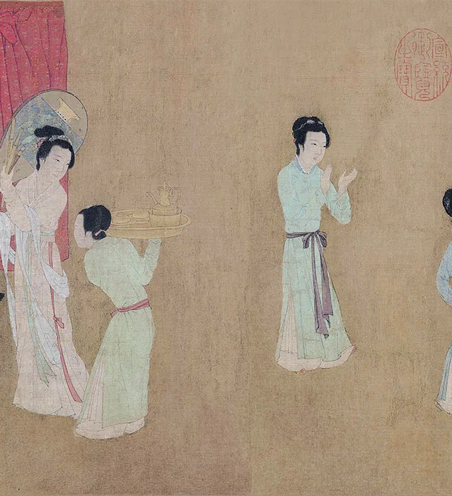 顾闳中《韩熙载夜宴图》全卷_17