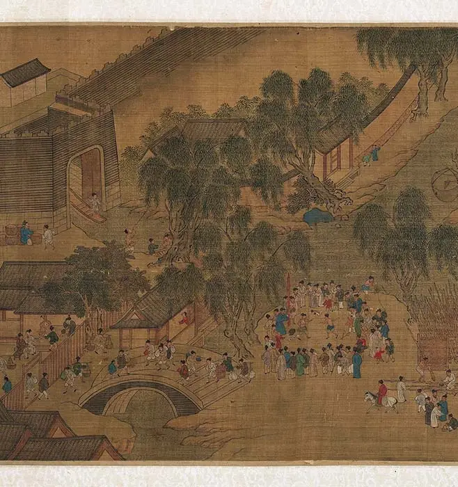 清人伪款仇英《摹宋张择端清明上河图》卷_28