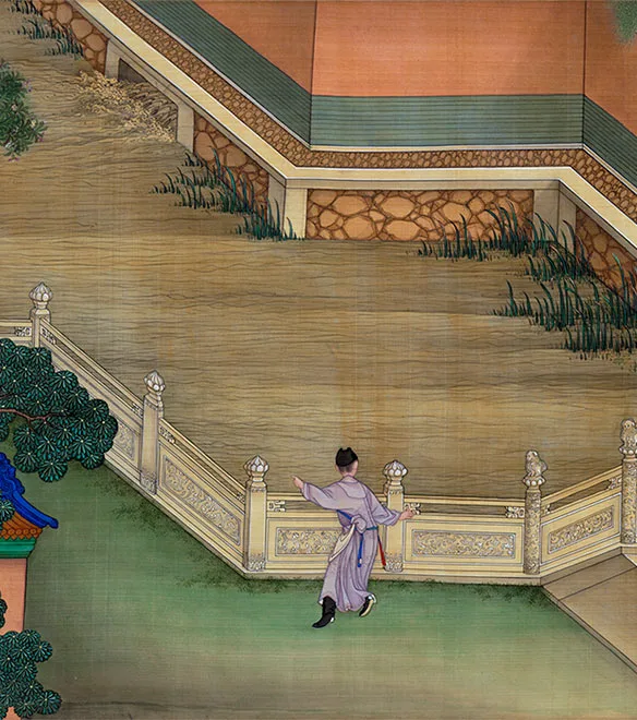 清冷枚《仿仇英汉宫春晓图》卷_24