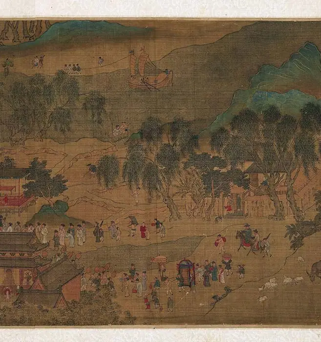 清人伪款仇英《摹宋张择端清明上河图》卷_35