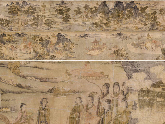 宋摹《顾恺之洛神赋图》卷（大英博物馆藏本）