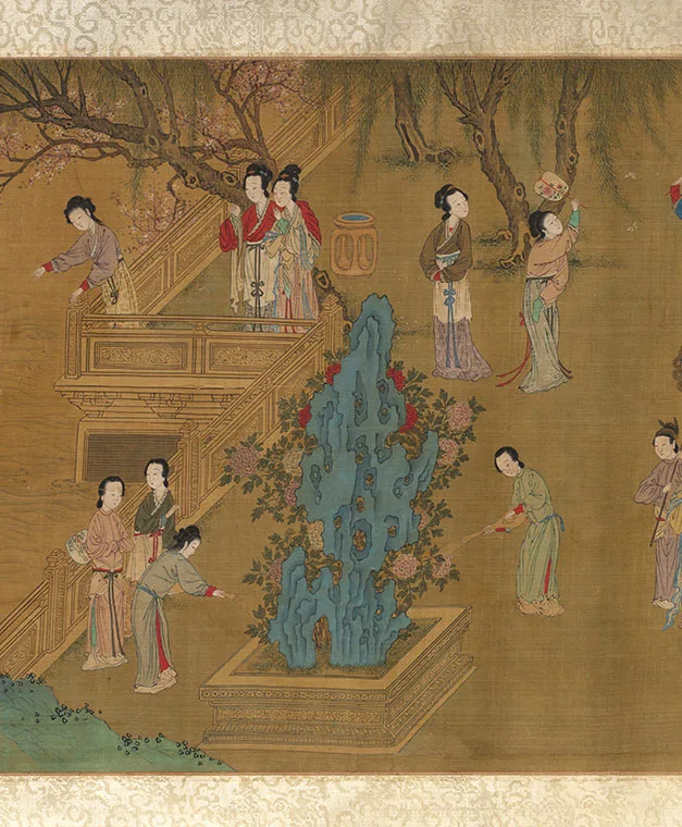 传仇英汉宫春晓图卷_08