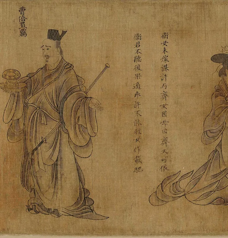 顾恺之《列女仁智图》卷_18