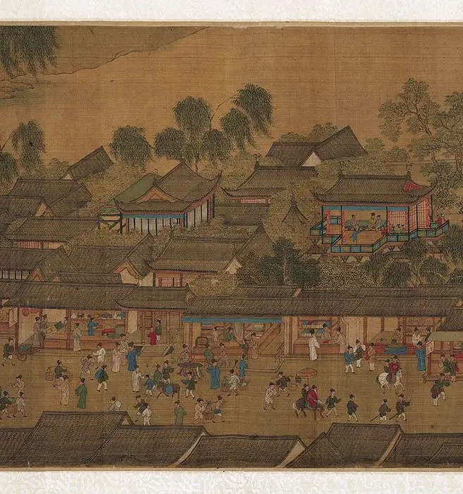 清人伪款仇英《摹宋张择端清明上河图》卷_24