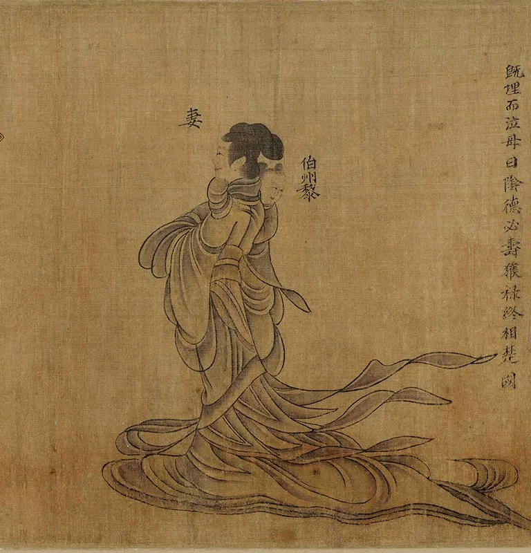 顾恺之《列女仁智图》卷_15