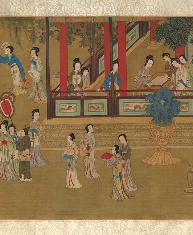 传仇英汉宫春晓图卷_09