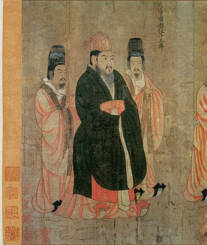 阎立本《历代帝王图》卷_01