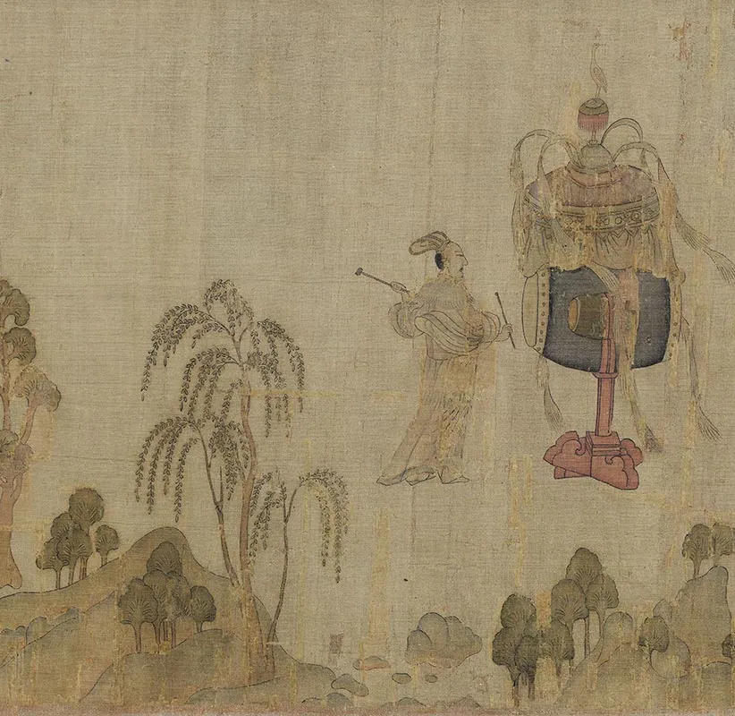 摹顾恺之洛神赋图卷_17