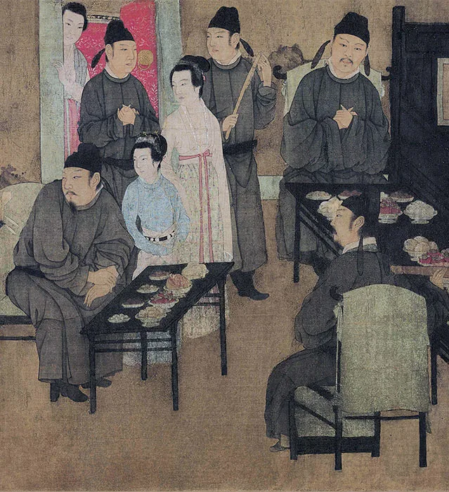 顾闳中《韩熙载夜宴图》全卷_20