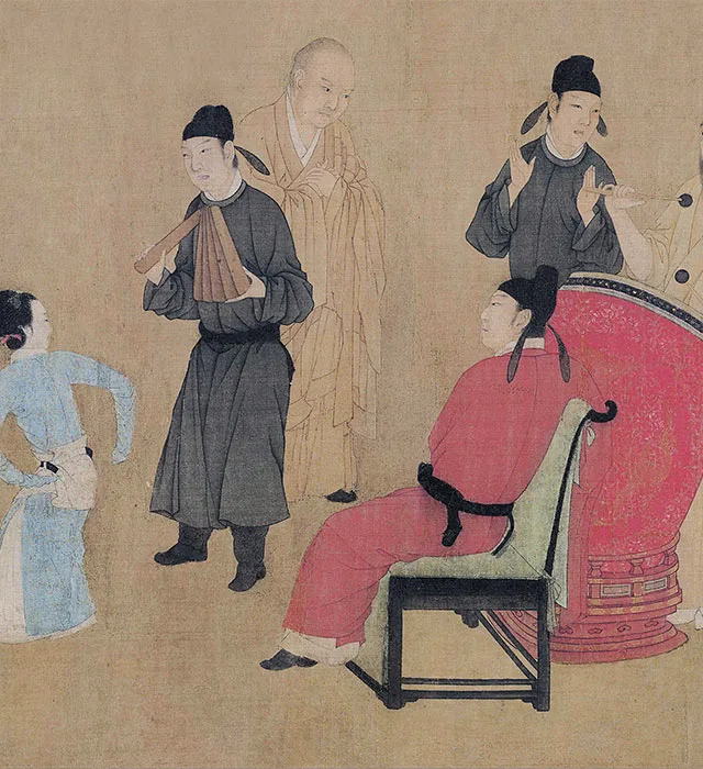 顾闳中《韩熙载夜宴图》全卷_18