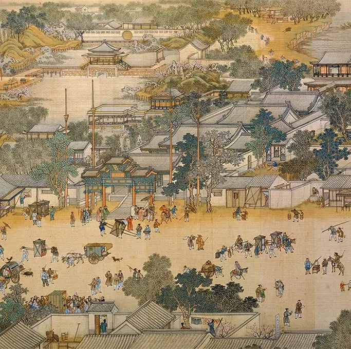 清院本《清明上河图》卷_16