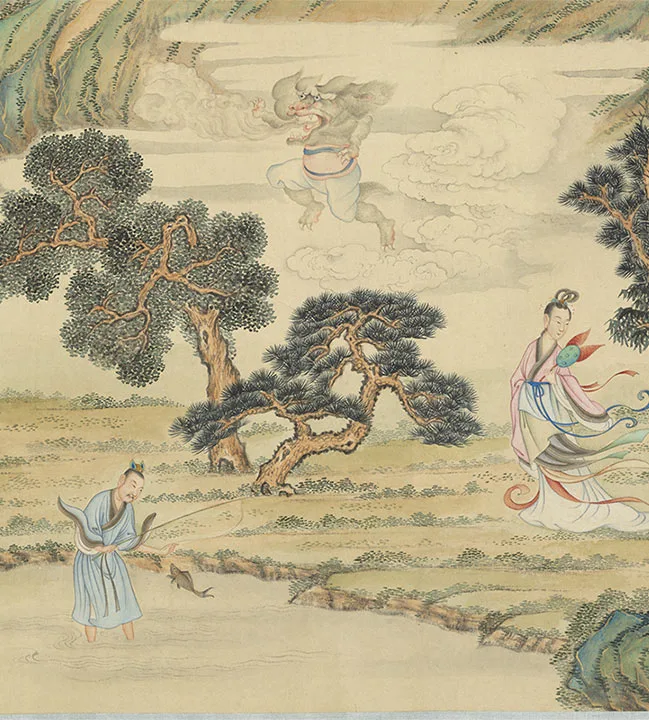 清丁观鹏摹顾恺之洛神图_14